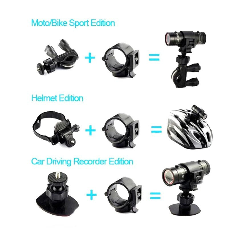 HD Sports DV Camera 1080P Waterproof with Light