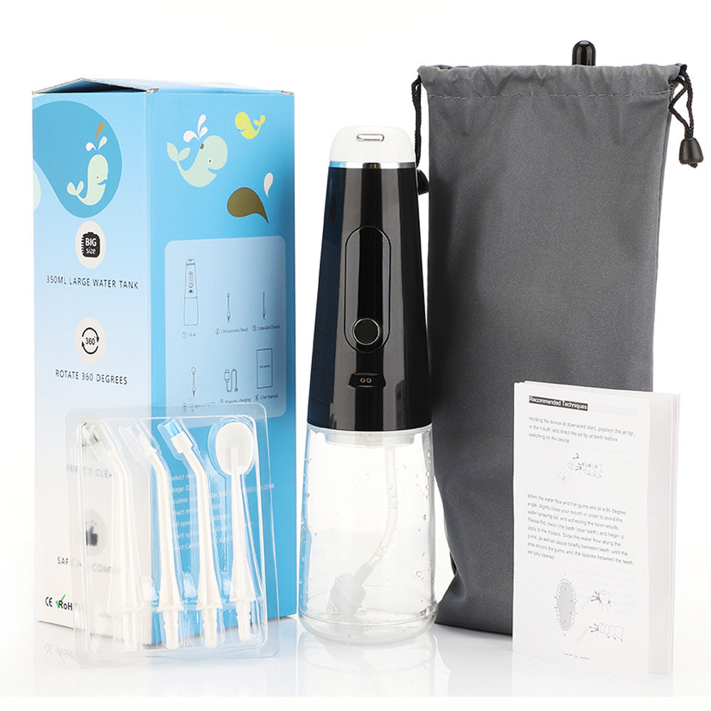 350ml Magnetic Suction Charging 4-Head Tooth Washing Machine Household Water Spray Tooth Portable Cleaning Tooth Cleaning Machine