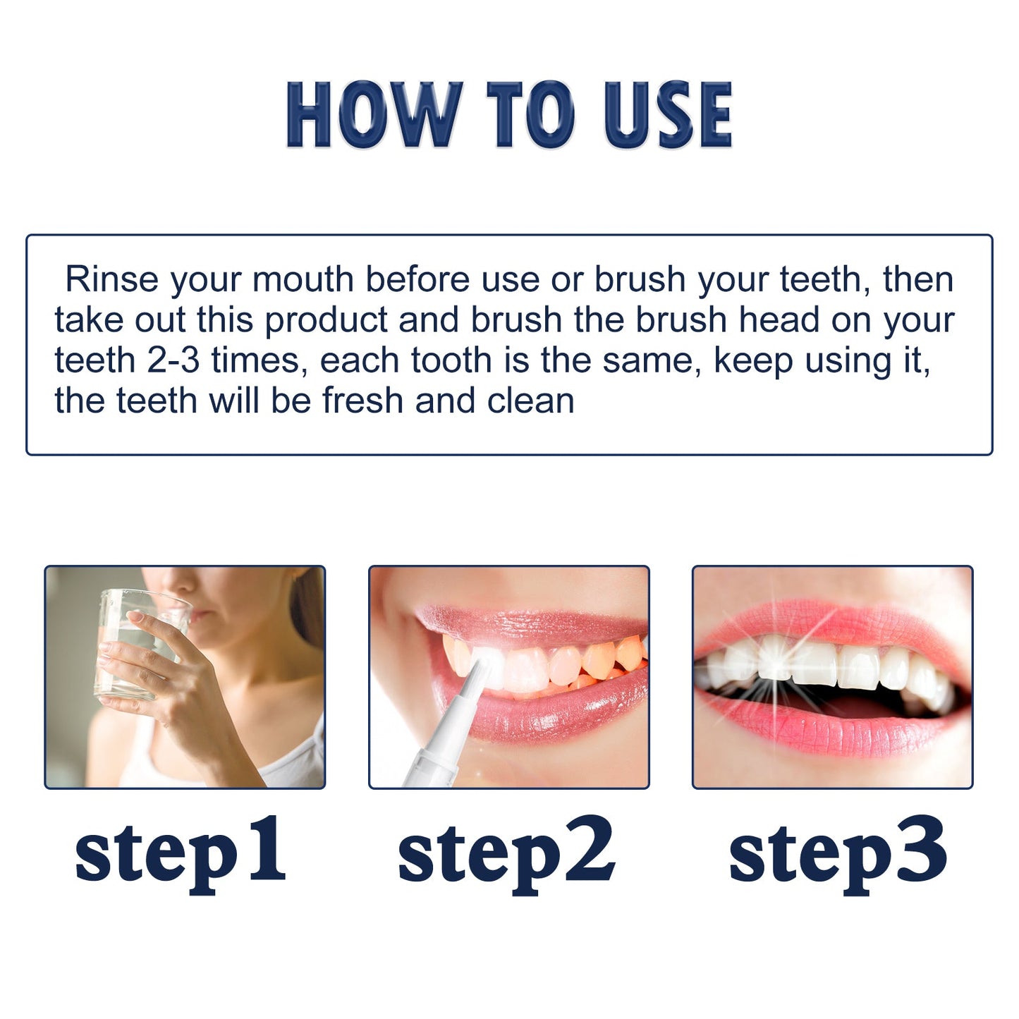 Teeth Whitening Essence Pen, Teeth Cleaning Care Fresh Breath Remove Smoke Stains Teeth Whitening Teeth Cleaning Pen