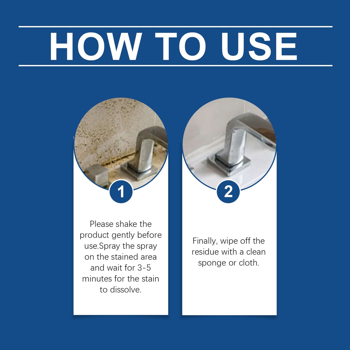 Anti-Mildew Foam Cleaning Spray Room Wall Odor Moisture Mildew Multi-Effect Anti-Mildew Cleaner