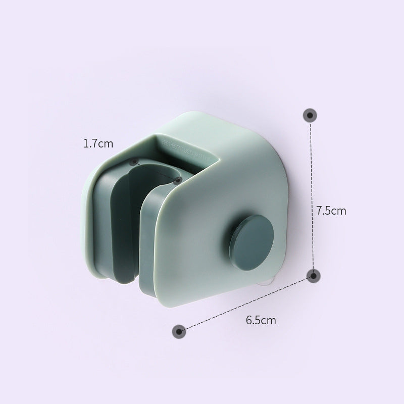 Shower Bracket Free Punching Fixed Seat Universal Shaking Head Adjustable Lotus Pod Bathroom Nozzle Flower Drying Shower Base