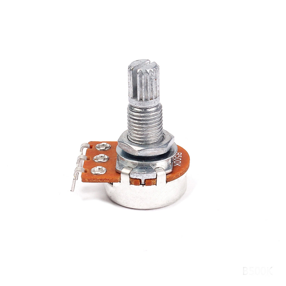 B500K Audio POTS Long Shaft Potentiometer Replacement for Electric Guitar