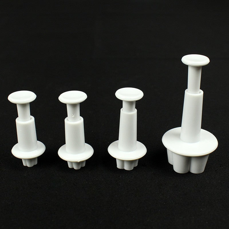 4pcs Plum Flower Fondant Cutter Tool