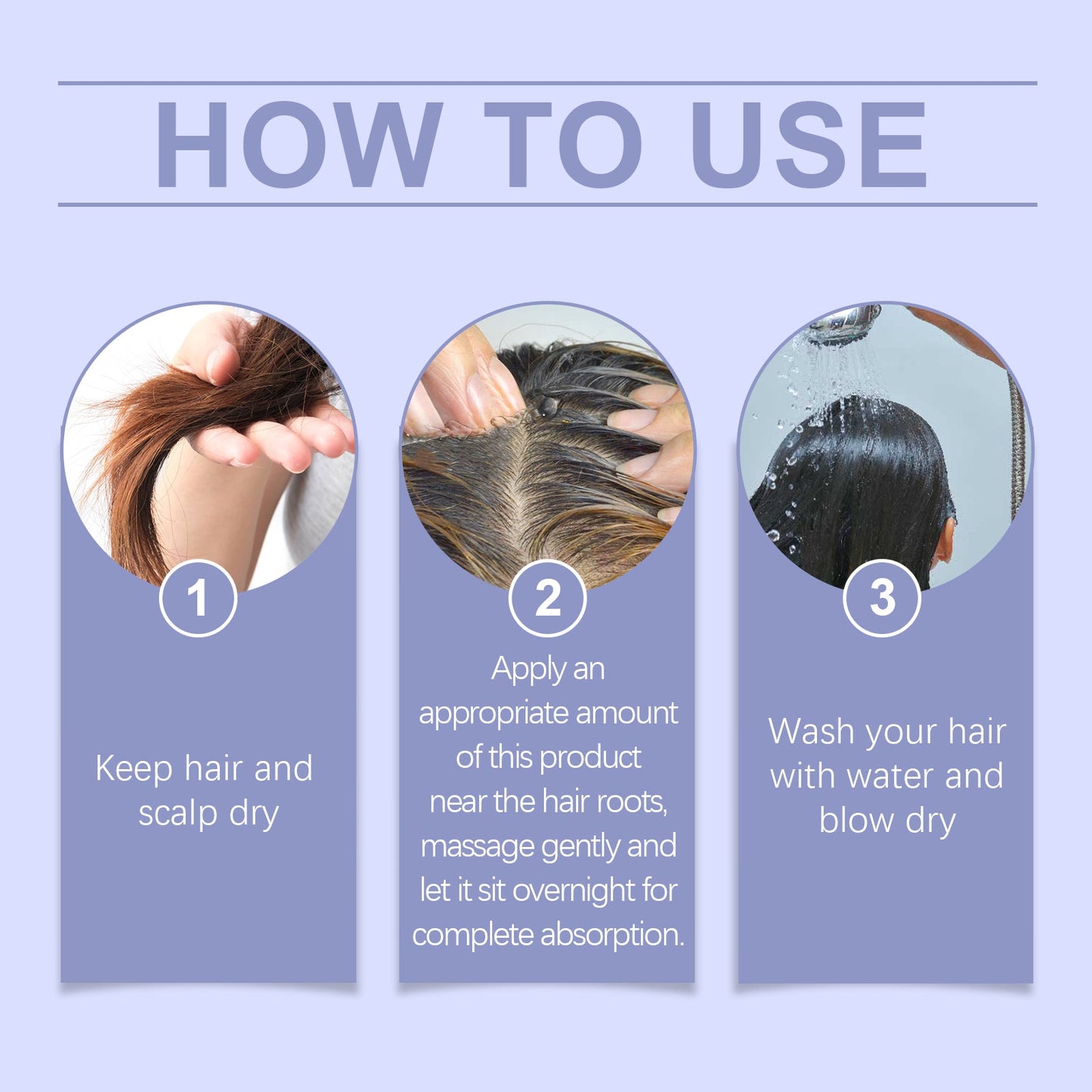 Grey Hair Essence Gentle, Non-Irritating Hair Easy Color Change Moisturizing Soft And Smooth Hair Care Essence