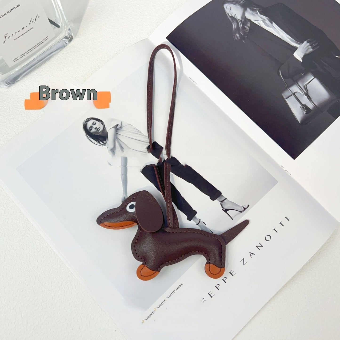 Sausage Dog Carrying Strap Bag Ornaments