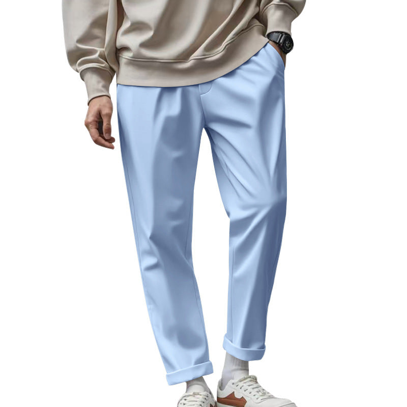 Men's Loose Quick-drying Waist-tied Casual Trousers