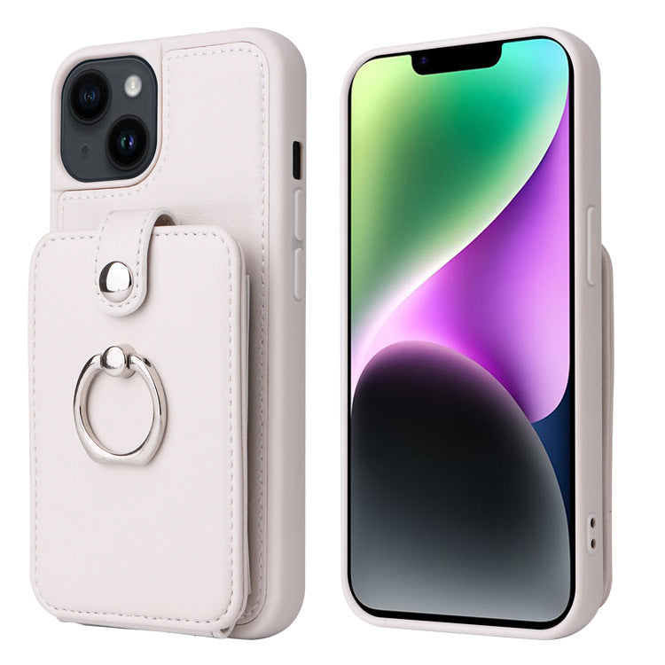 Suitable for iPhone 14 wallet phone case Apple 13 Promax flip cover protective case accordion card insertion phone leather case