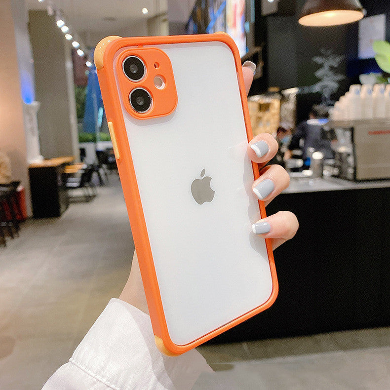 Fashion Mobile Phone Case Contrast Color Drop Resistance