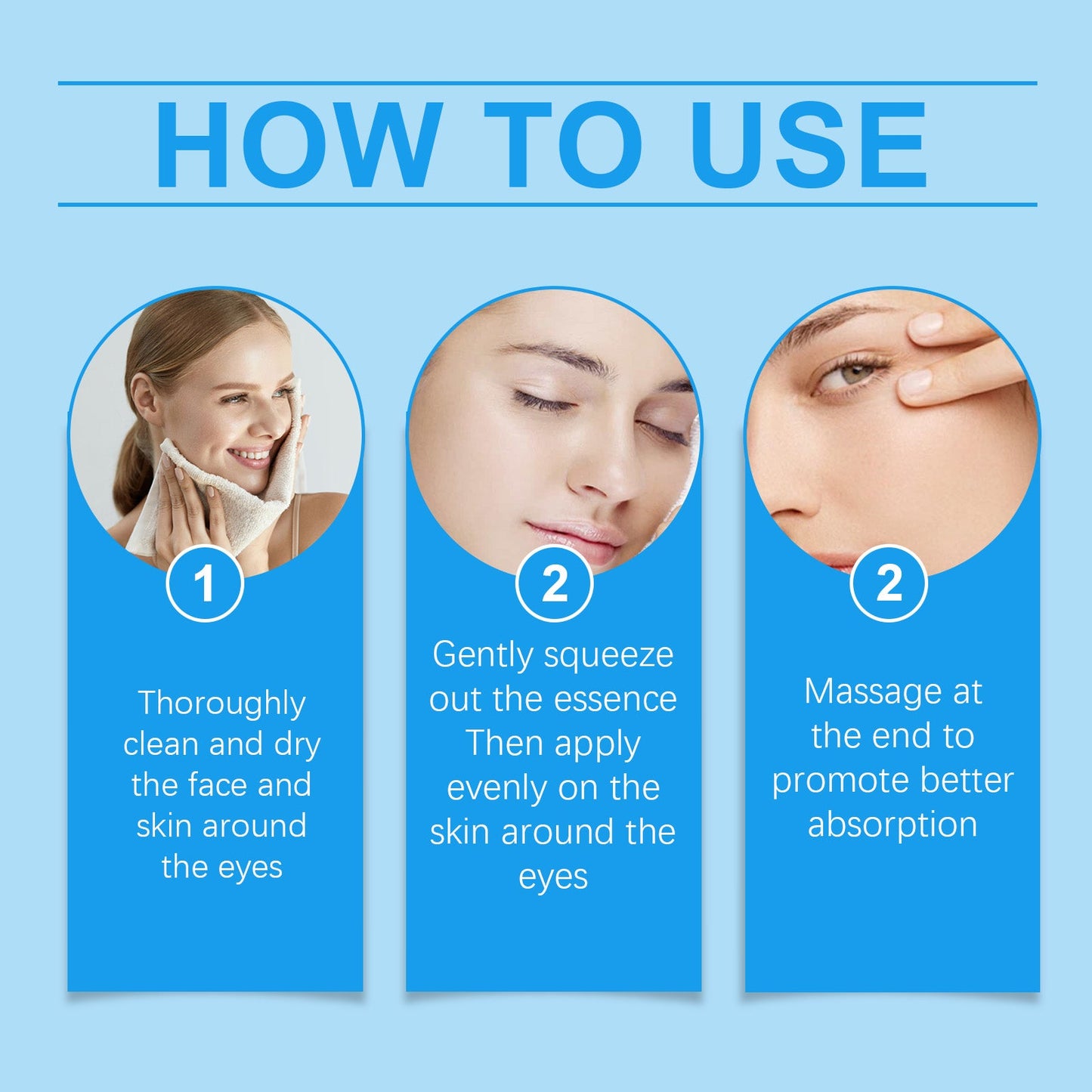 Eye Essence, Lighten Fine Lines, Gently Care And Improve The Condition Of Eye Skin Moisturizing Eye Cream