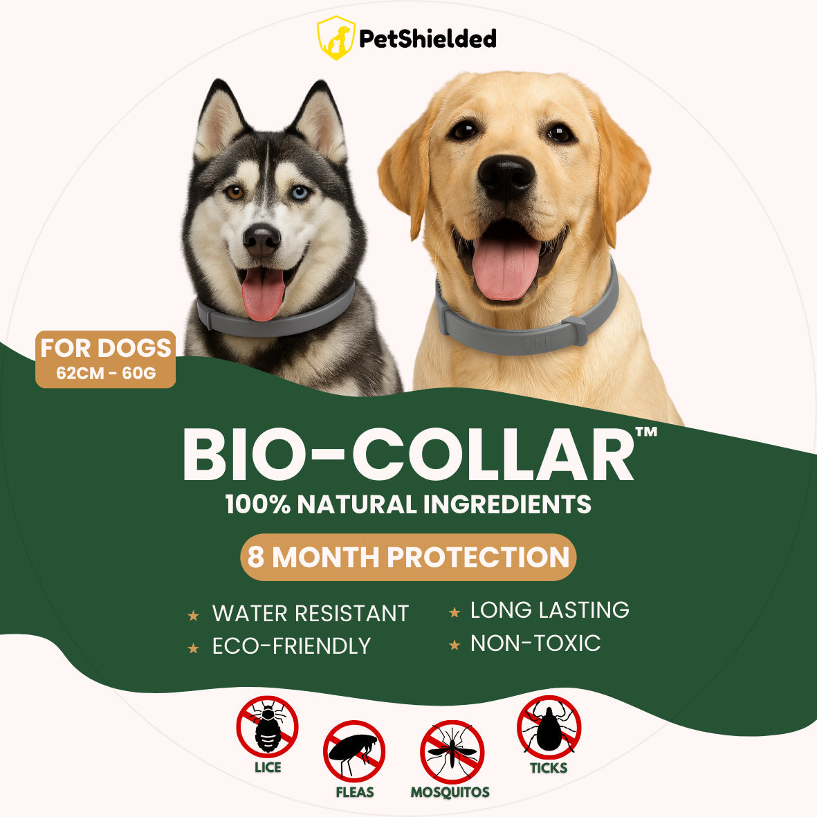 Pet Anti-mosquito Collar Cat Dog Adjustable Insect Repellent Collar Pet Supplies