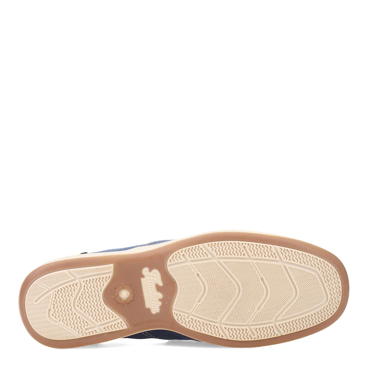 Florsheim Lakeside Canvas Moc Toe Slip-On Navy Nubuck 7W 3E Size 7W