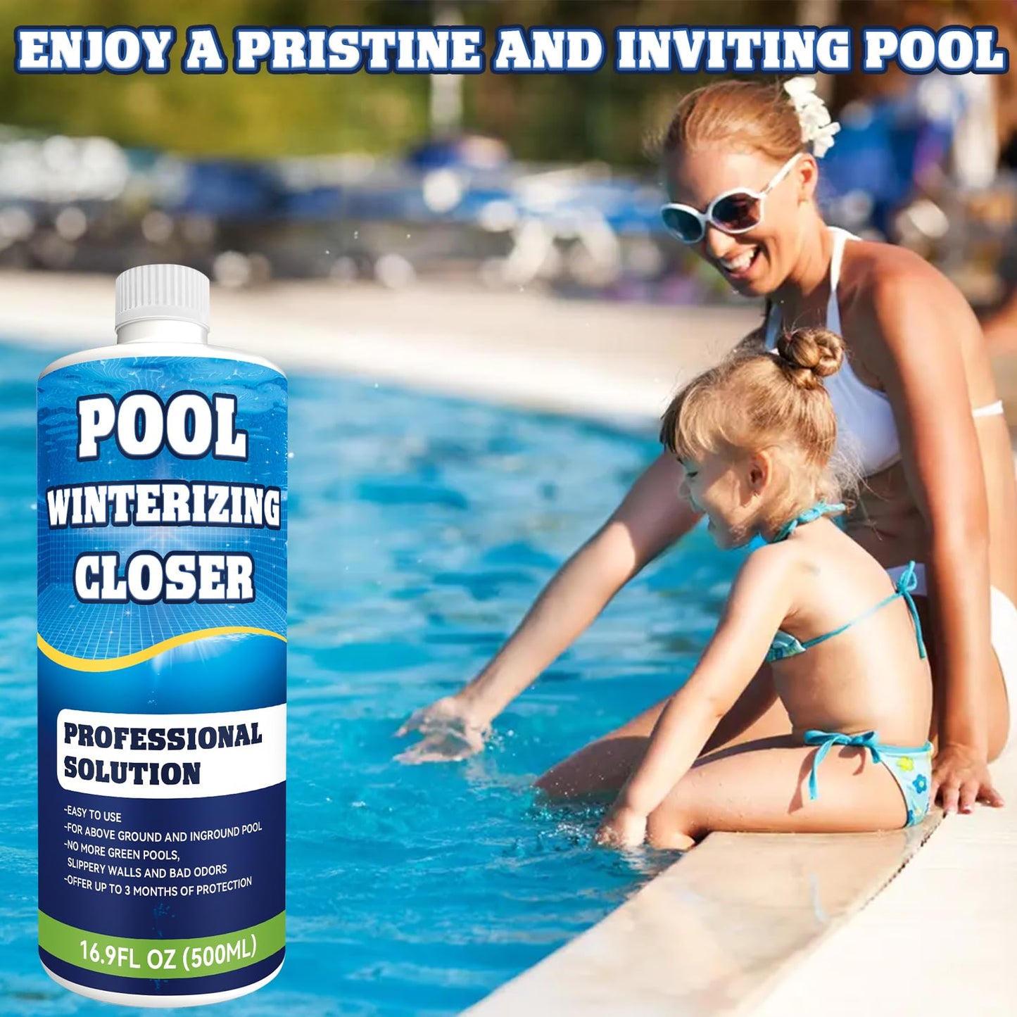 Bondtech Pool Winterizing Kit 3-in-1 for Above & Inground Pools 16.9 oz