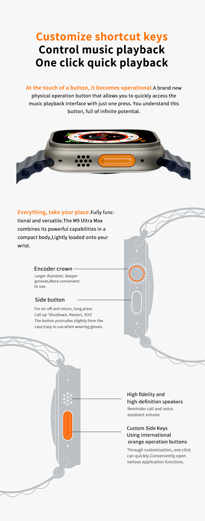 M9 Ultra Max Smart Bracelet