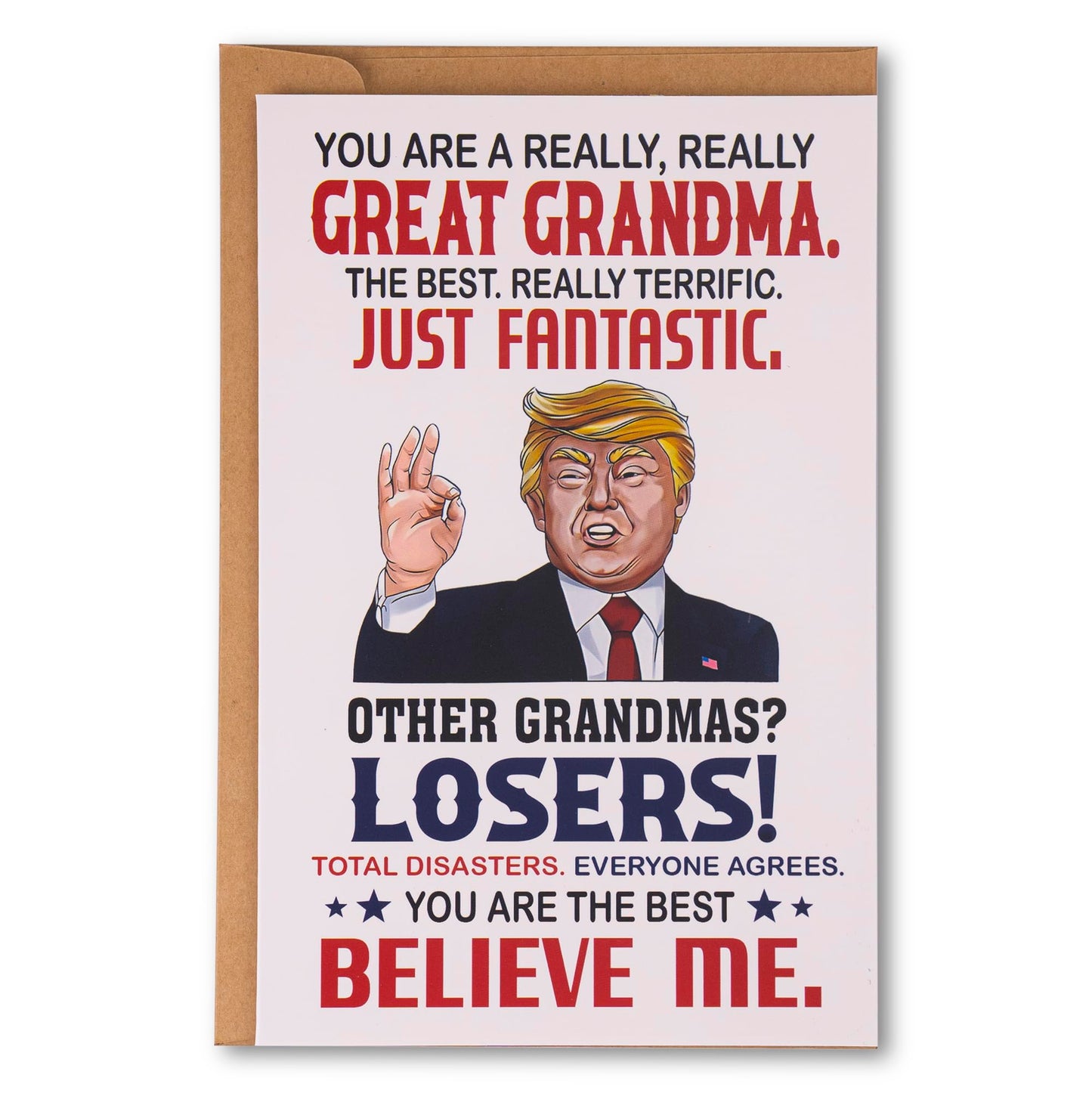 decorluxes Grandma Funny Greeting Card Birthday Mother's Day Christmas Cartoon