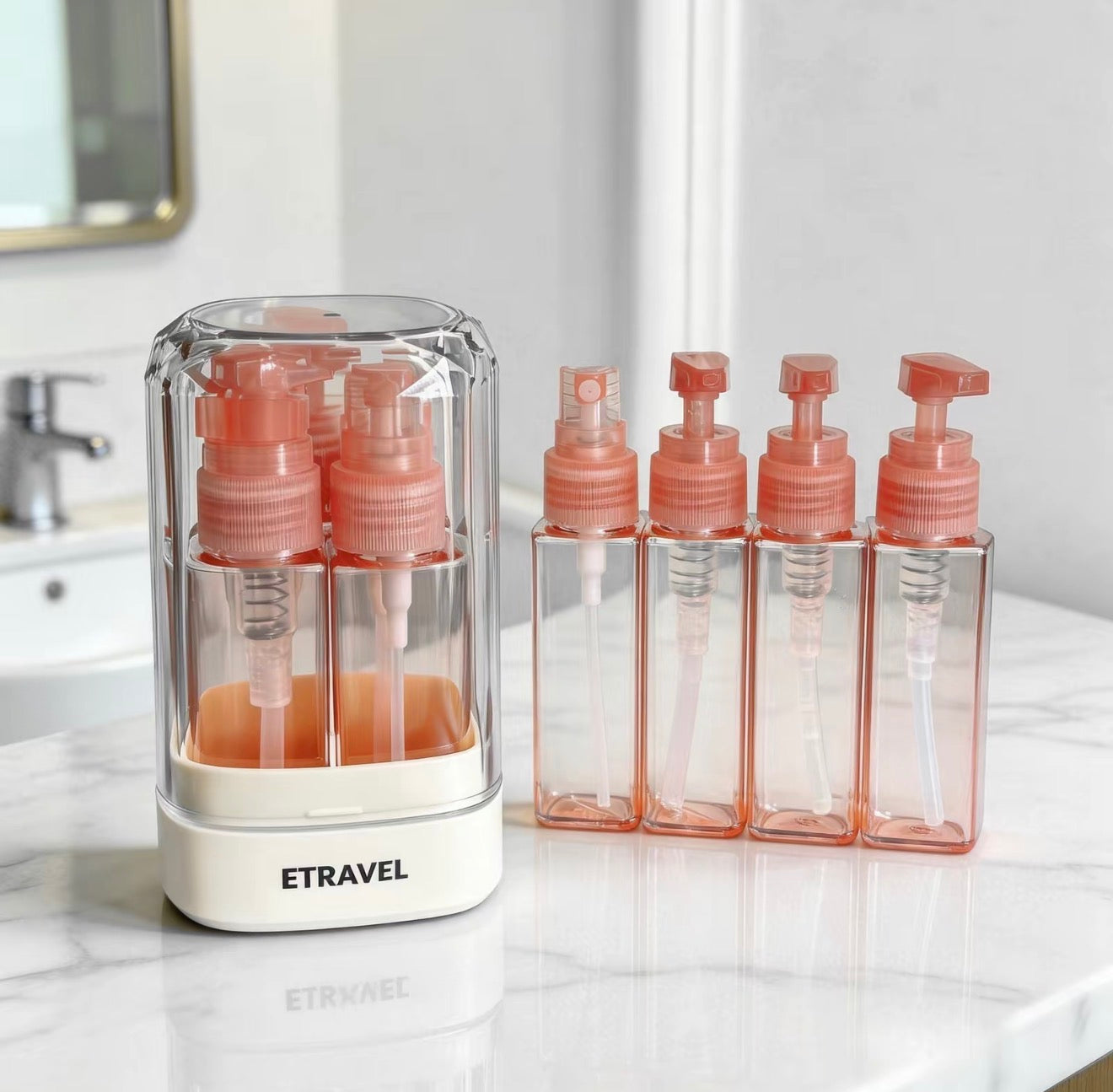 TravelMate 4-in-1 Toiletry Dispenser
