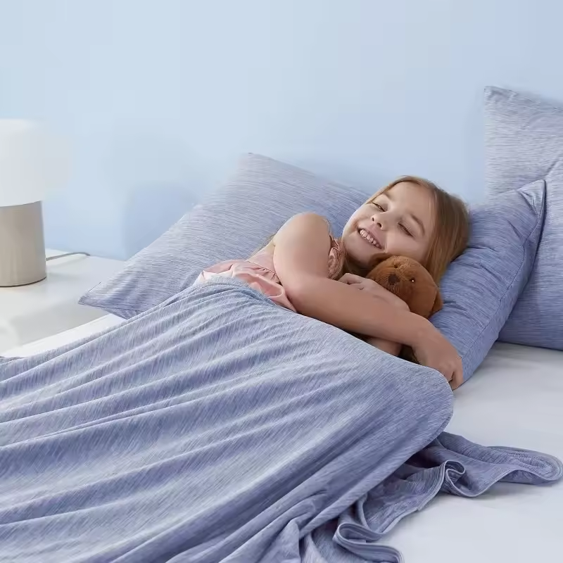 Adult and children's hot sleep cooling blanket summer air conditioning cooling blanket double-layer design cooling blanket