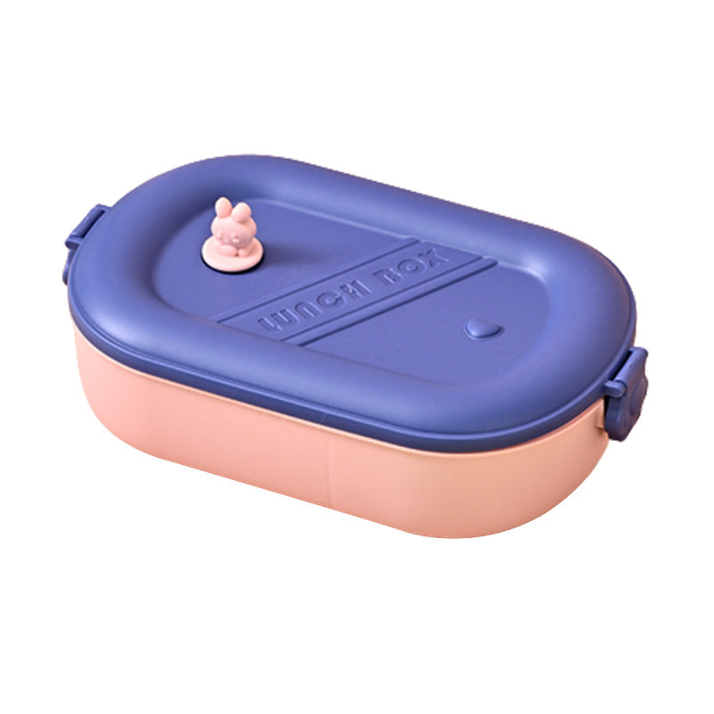 Microwaveable sealed lunch box food grade compartment portable lunch box