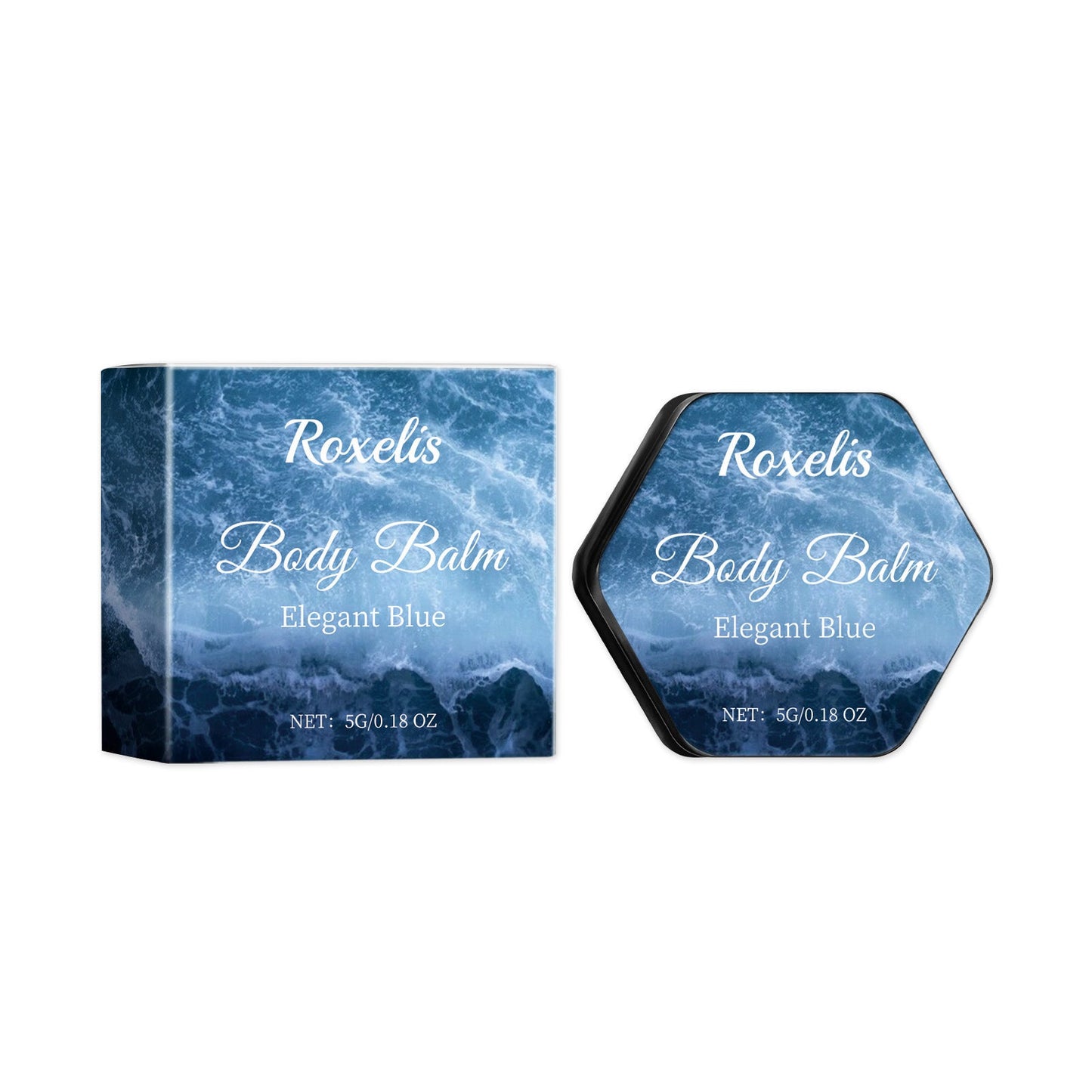 Peppermint Blue Perfumed Body Balm Natural And Elegant Body Fragrance Refreshing Long-Lasting Charm Convenient Balm
