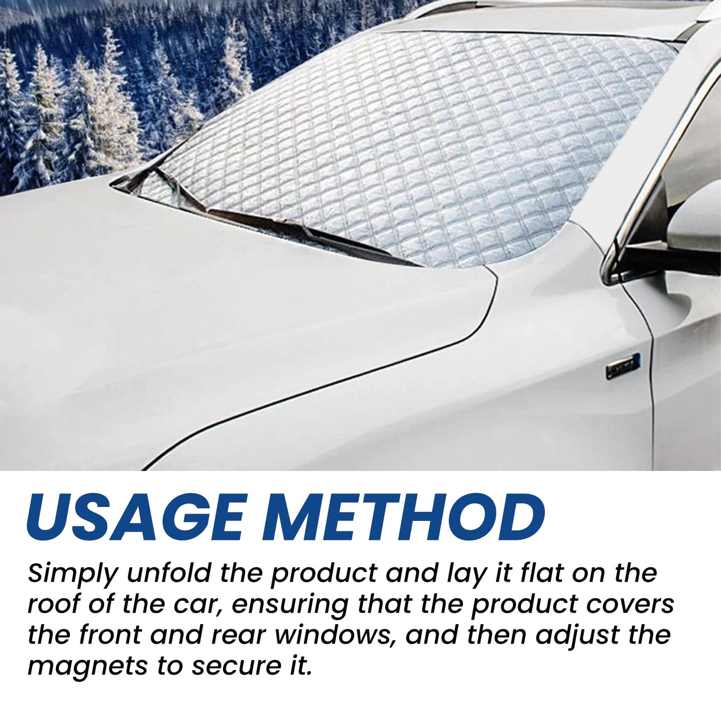 Snow Cover, Car Clothing Snow Shield Windscreen Winter Window Frost-proof Ice-proof And Snow-proof Cover