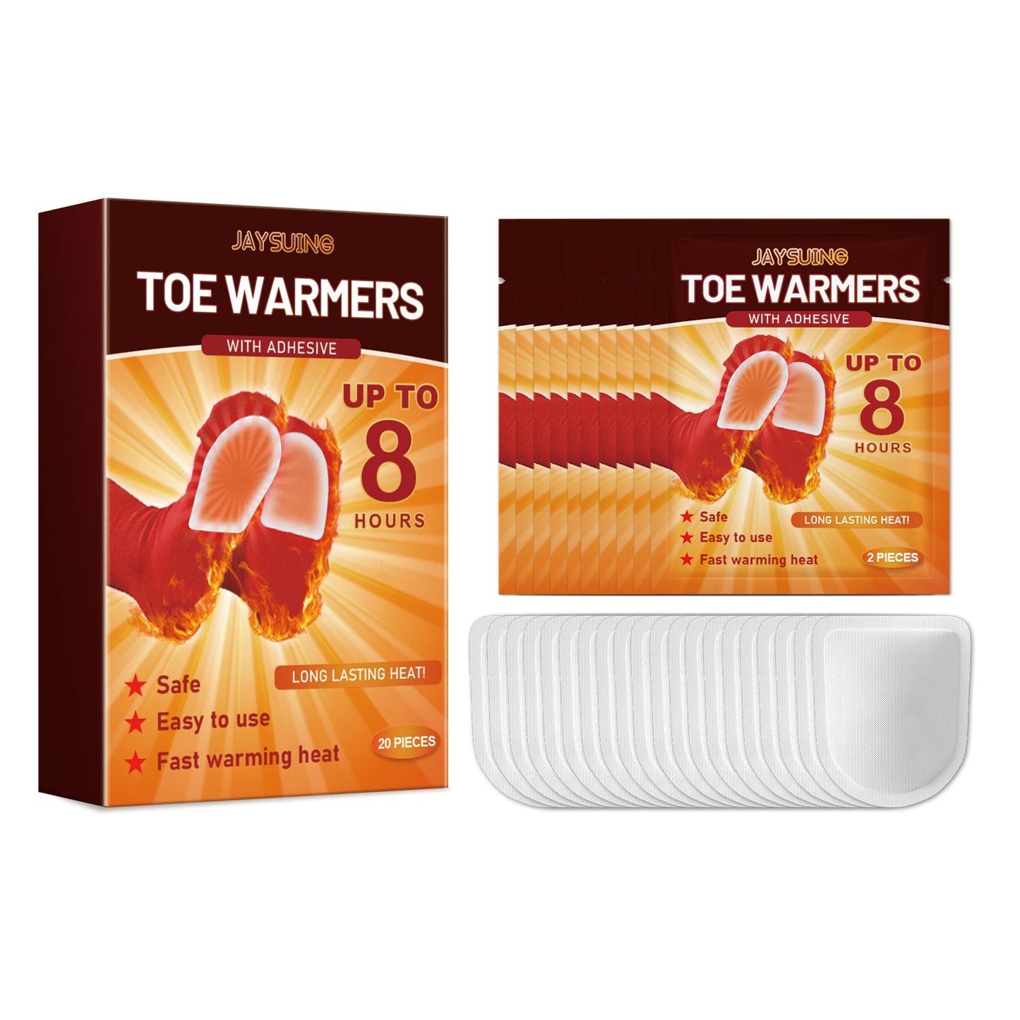 Foot Warmer, Self-Heating Compact Portable Foot Warm Pad For Quick Heating And Heating Feet