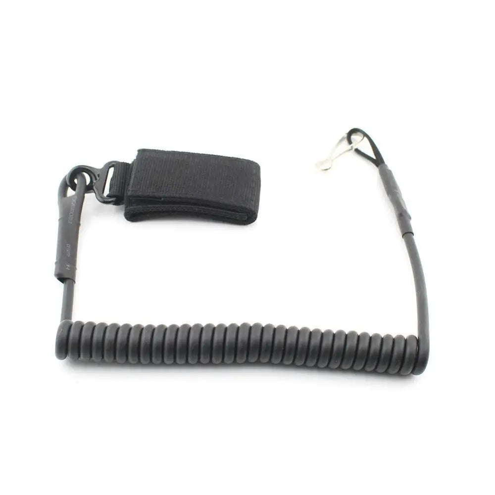 Molle Airsoft Coil Sling Military Elastic Belt Spring Strap