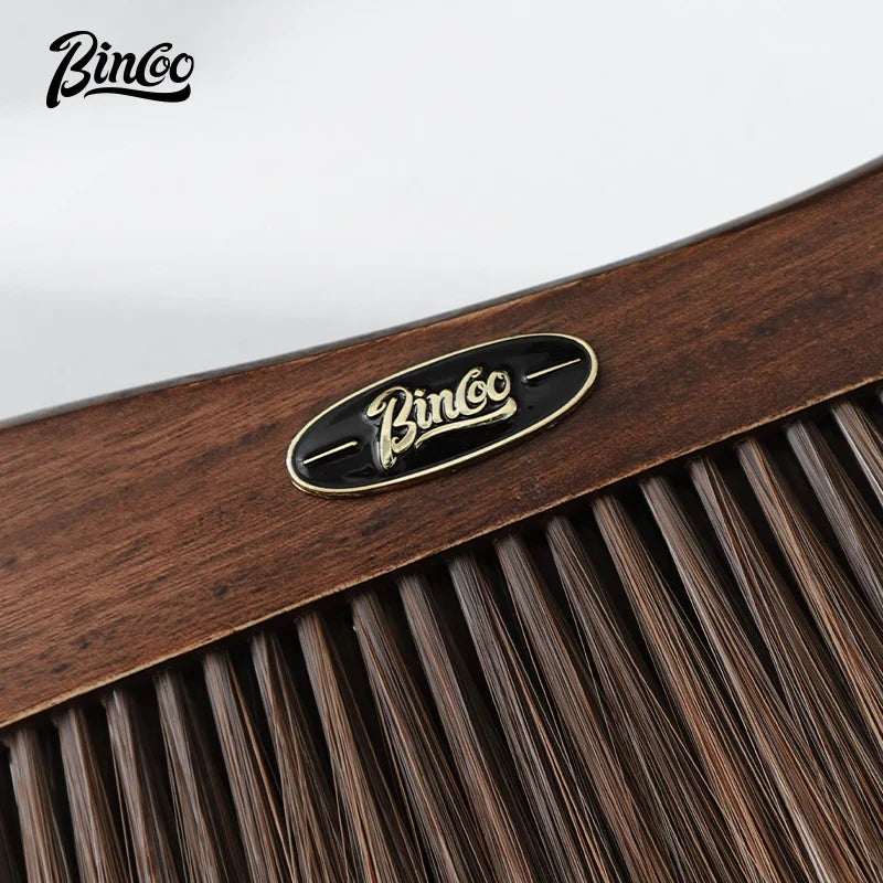 Bincoo Coffee Grinde Machine Cleaning Brush Vintage Solid Wood Brush Professional Home Barista Clean Tool Cafe Accessories