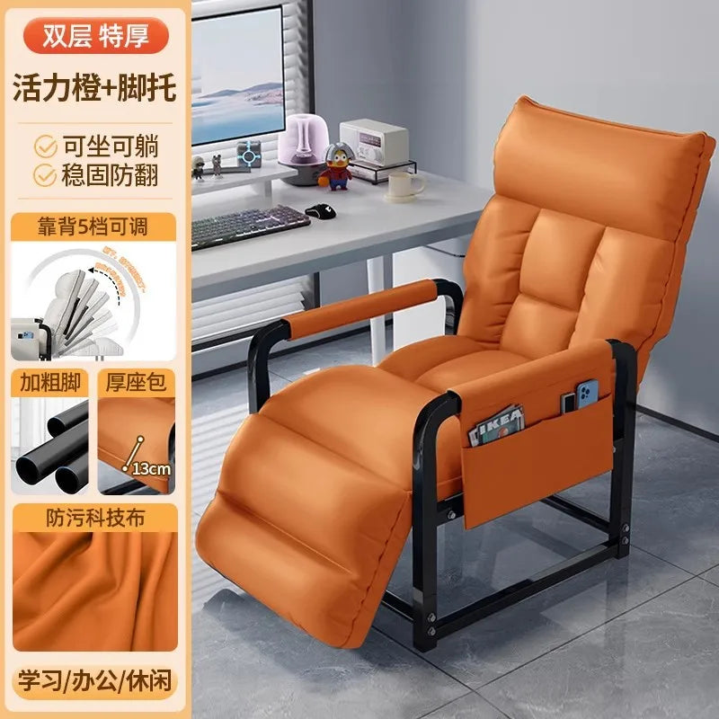 Folding Convertible Sofa Bed Recliner Lazy Armchair Single Sofa Lounge Chair Living Room Balcony Office Bedroom Home Furniture