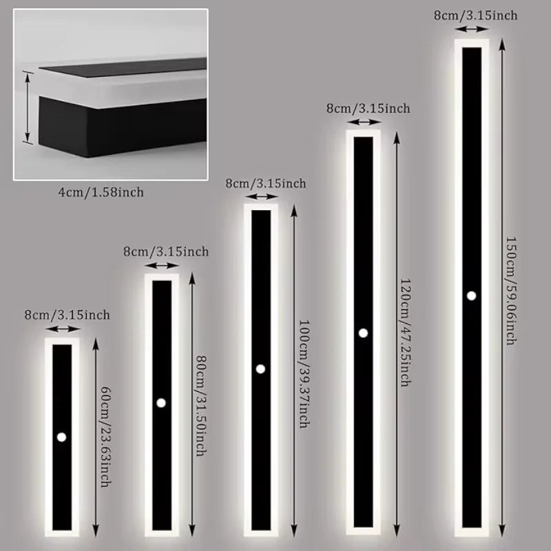 RGB Wall Lights Outdoor Porch Christmas Easter Party Intelligent Remote Control Balcony Terrace Decoration Lighting Wall Lamp