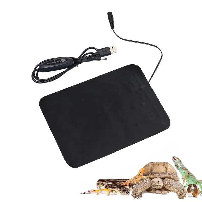 8.5W Plant Heat Mat PVC Leather Plant Warming Mat Indoor 45-50 USB Warm Hydroponics Heating Pad For Indoor Plants Reptiles