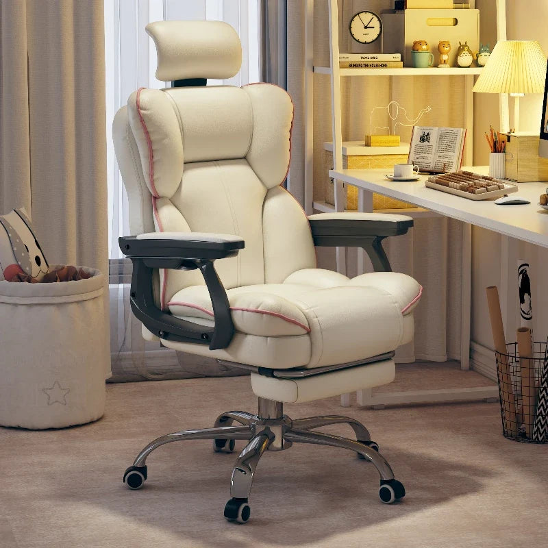Ergonomic Chair PU Leather Computer Gaming Chairs Executive Gamer Chair Adjustable High Back Office Chair Office Furniture