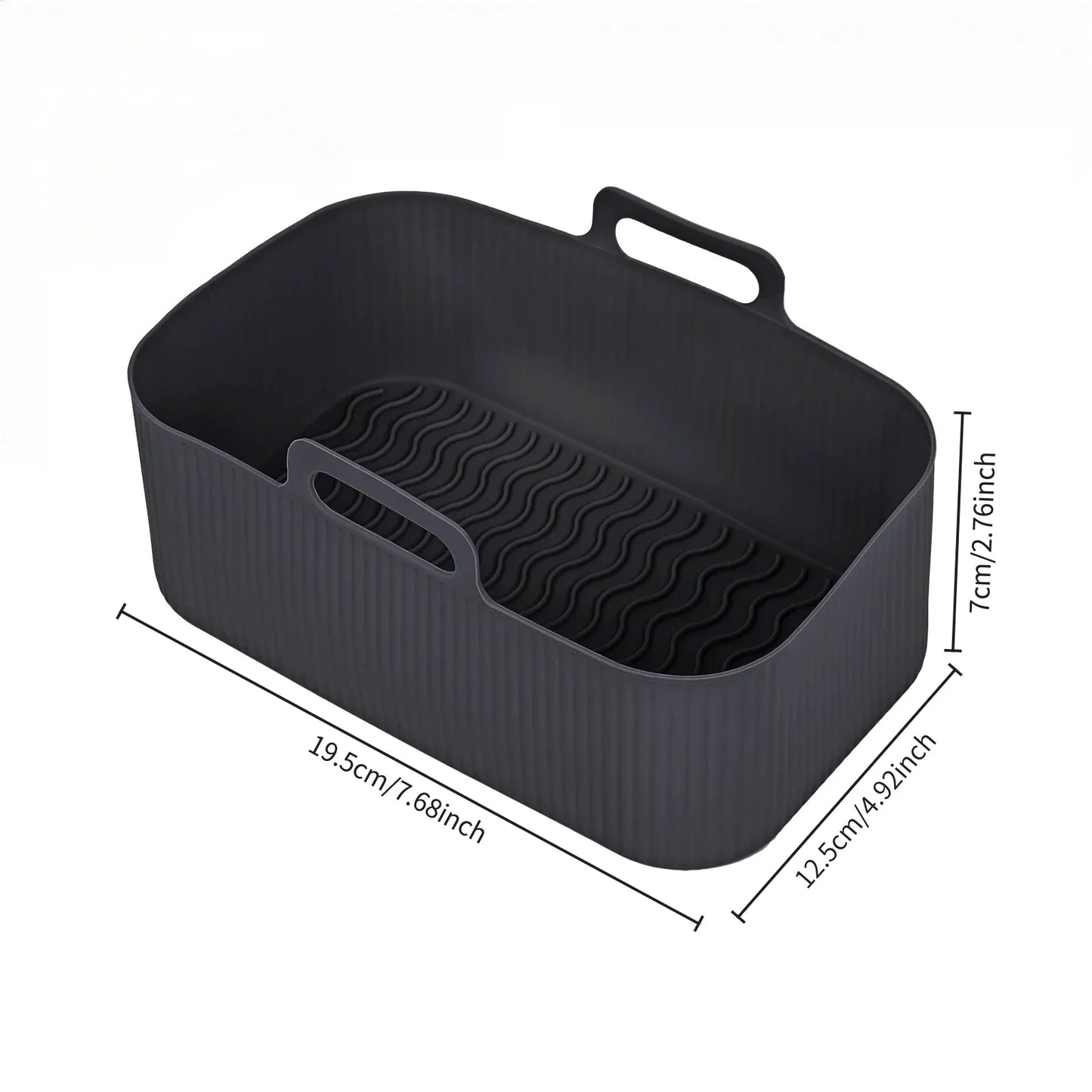 2Pcs/1Pcs Air Fryer Silicone Liners for Ninja SL400 SL401 Stack XL Basket Reusable AirFryer Baking Tray Airfryer Accessories