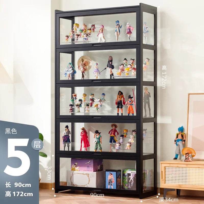 Large Lego display box cabinet figure acrylic figurine toy ornament artifact dust-proof transparent blind box storage rack