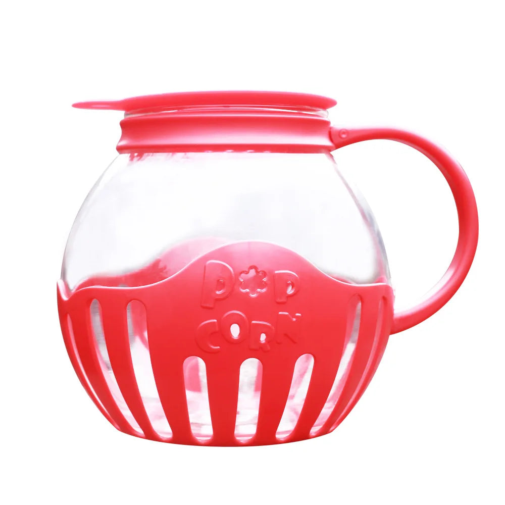 2.25 Quart Micro-Pop Microwave Popcorn Popper with Temperature Safe Glass Snack Pop Corn Air Poppers Microwave Popcorn Maker