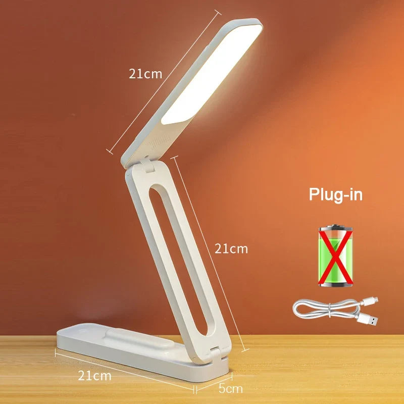 Reading Desktop Desk Lamp Multifunctional Folding Lamp Infinite Dimming Eye Protection Bedroom Living Room Study Led Desk Light