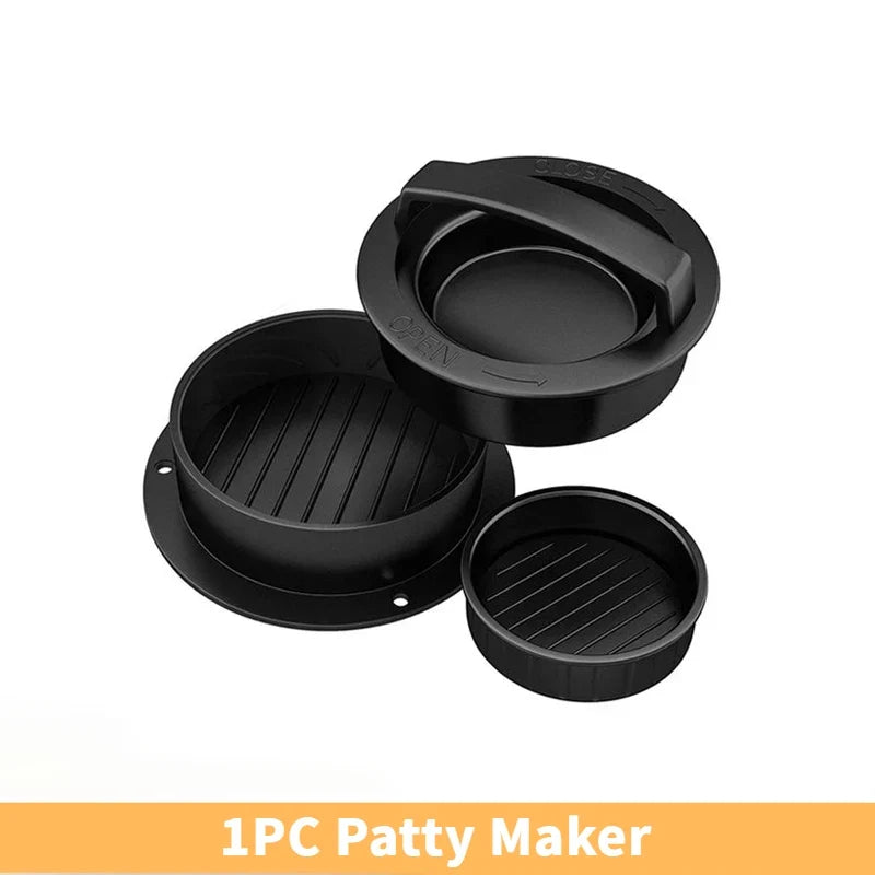 Hamburger Meat Press Maker Round Shape Non-Stick Stuffed Burger Patties Beef Grill Pie Press Mould Maker Kitchen Accessories