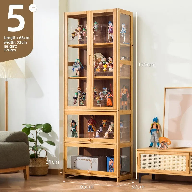 Figure display cabinet building block model Lego acrylic display stand non-glass transparent product ornament display cabinet