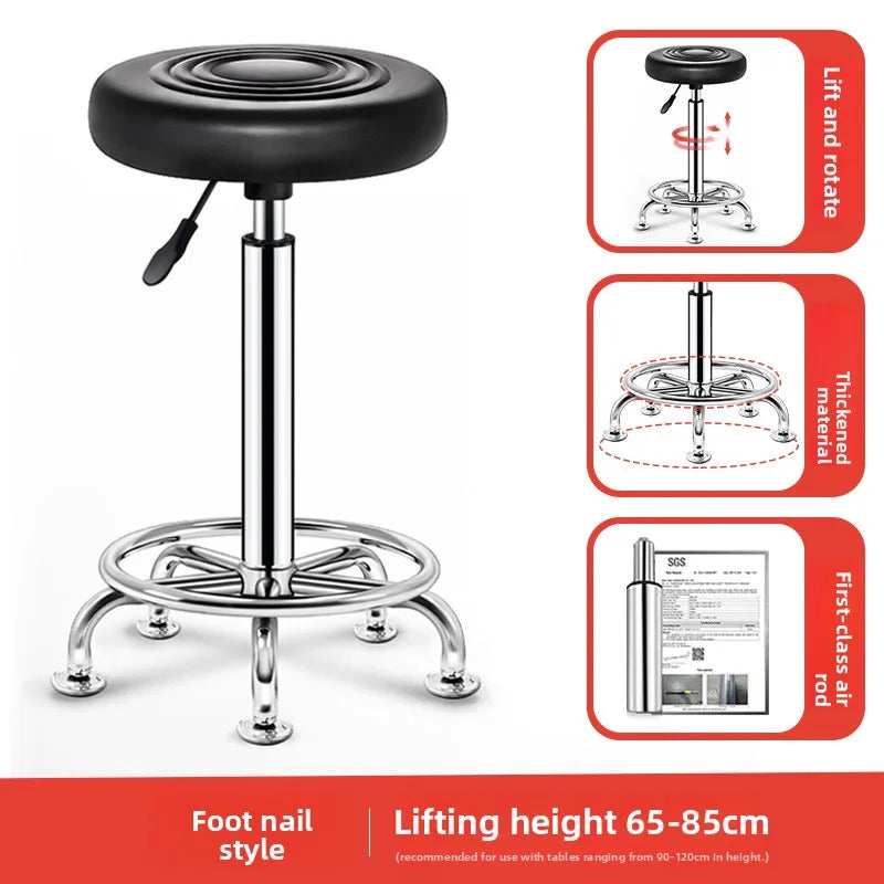 Multi-functional Bar chair swivel chair lift bar chair swivel bar stool haircut chair high stool round stool beauty stool
