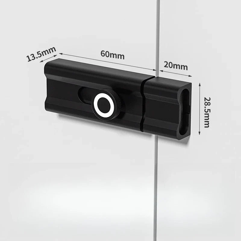 Anti-theft Old Door Lock Buckle Lock-adhesive Indoor Anti-locking Bolt No Punching Pins Latches Gate Hardware Home Improvement
