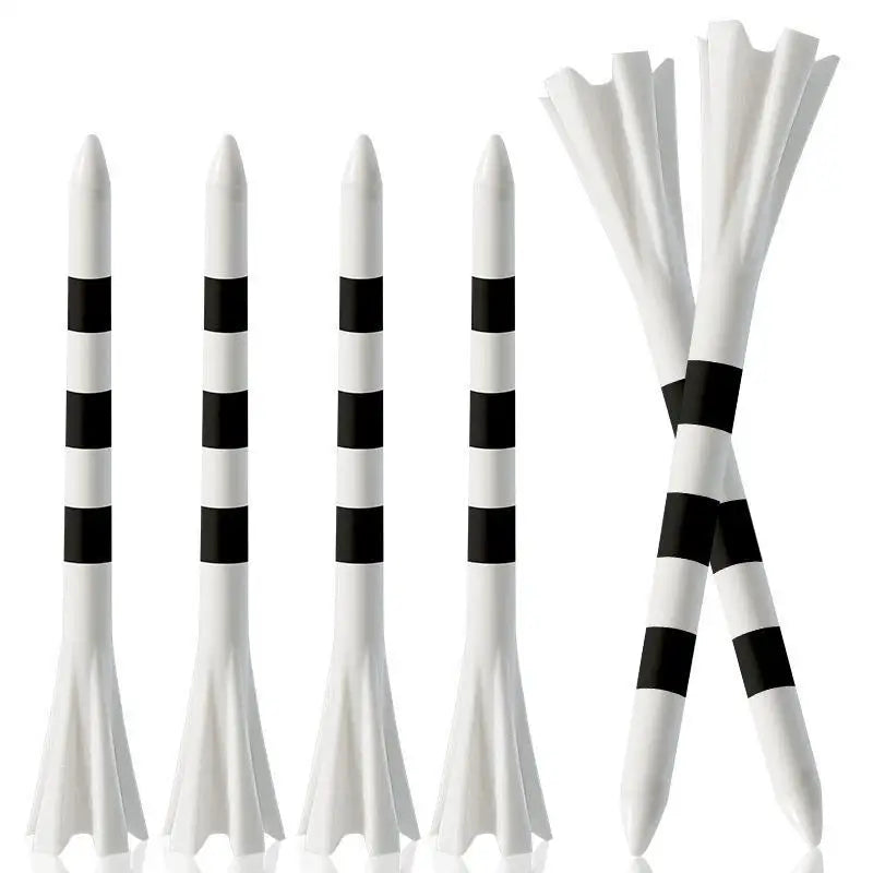 50pcs Golf Tees Plastic Stripe 5 Claws Tee Random Colors Accessories Sport TE001-Y