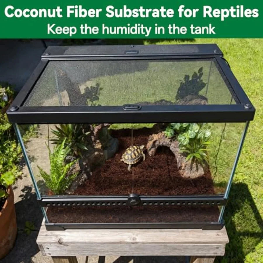 10 Pcs Compressed Coco Coir Brick for Plants Premium Organic Coconut Coir Bricks Coco Fiber Substrate Coco Coir Fiber Potting S