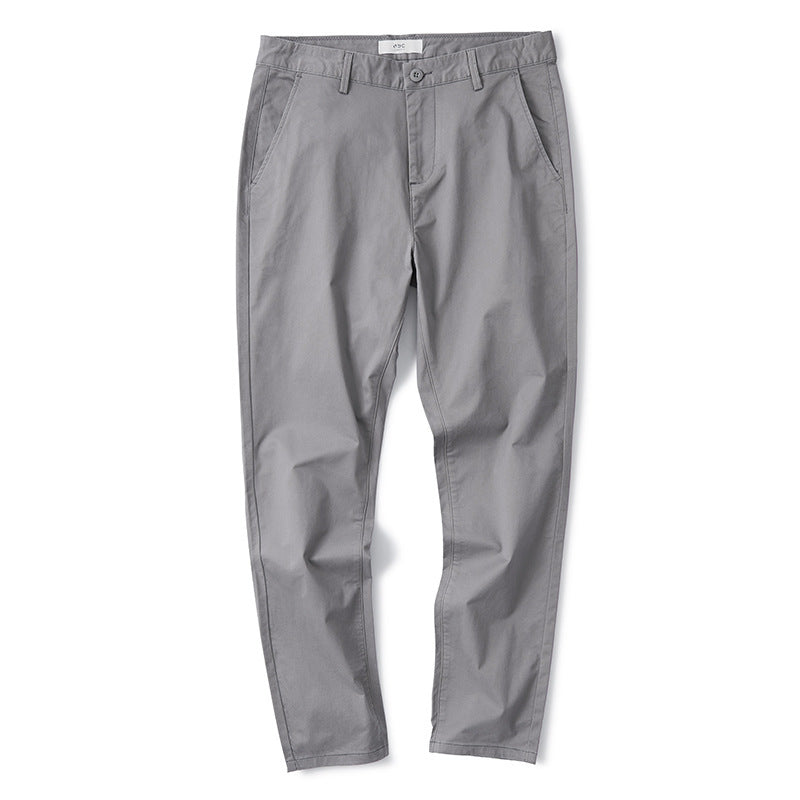 Men's Pure Cotton Casual Loose Straight Pants Summer
