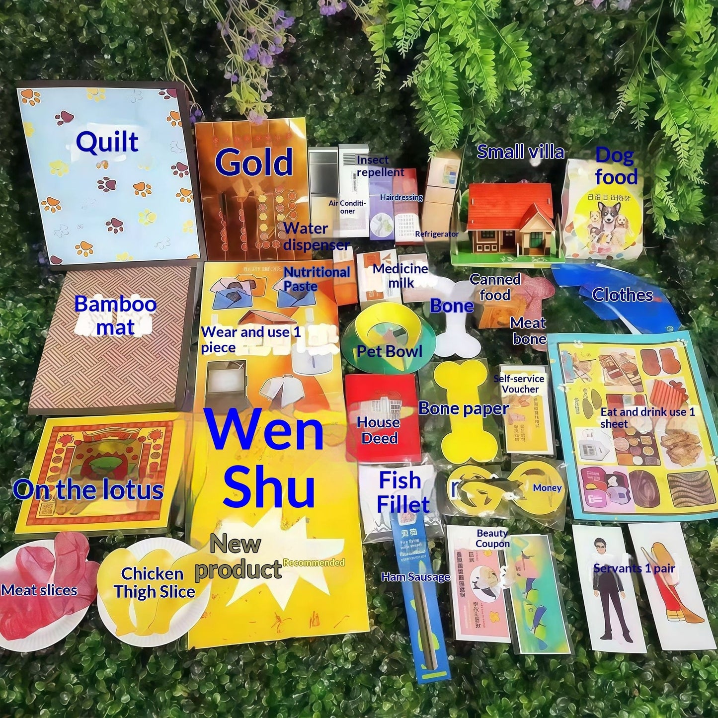Pet Funeral And Ancestral Rite Paper Offerings