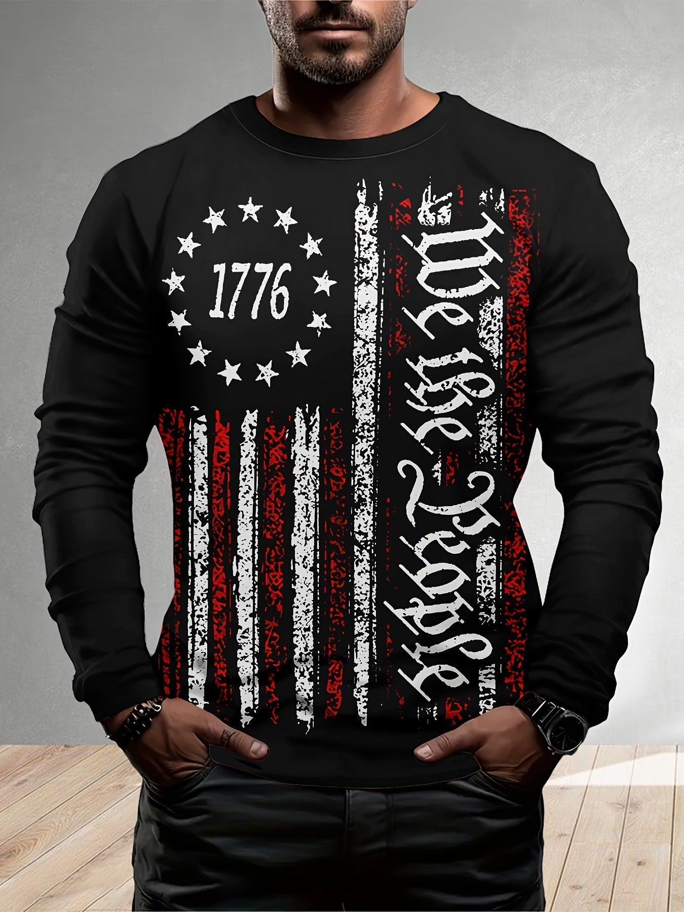 European American Long Sleeve Casual XINGX Print