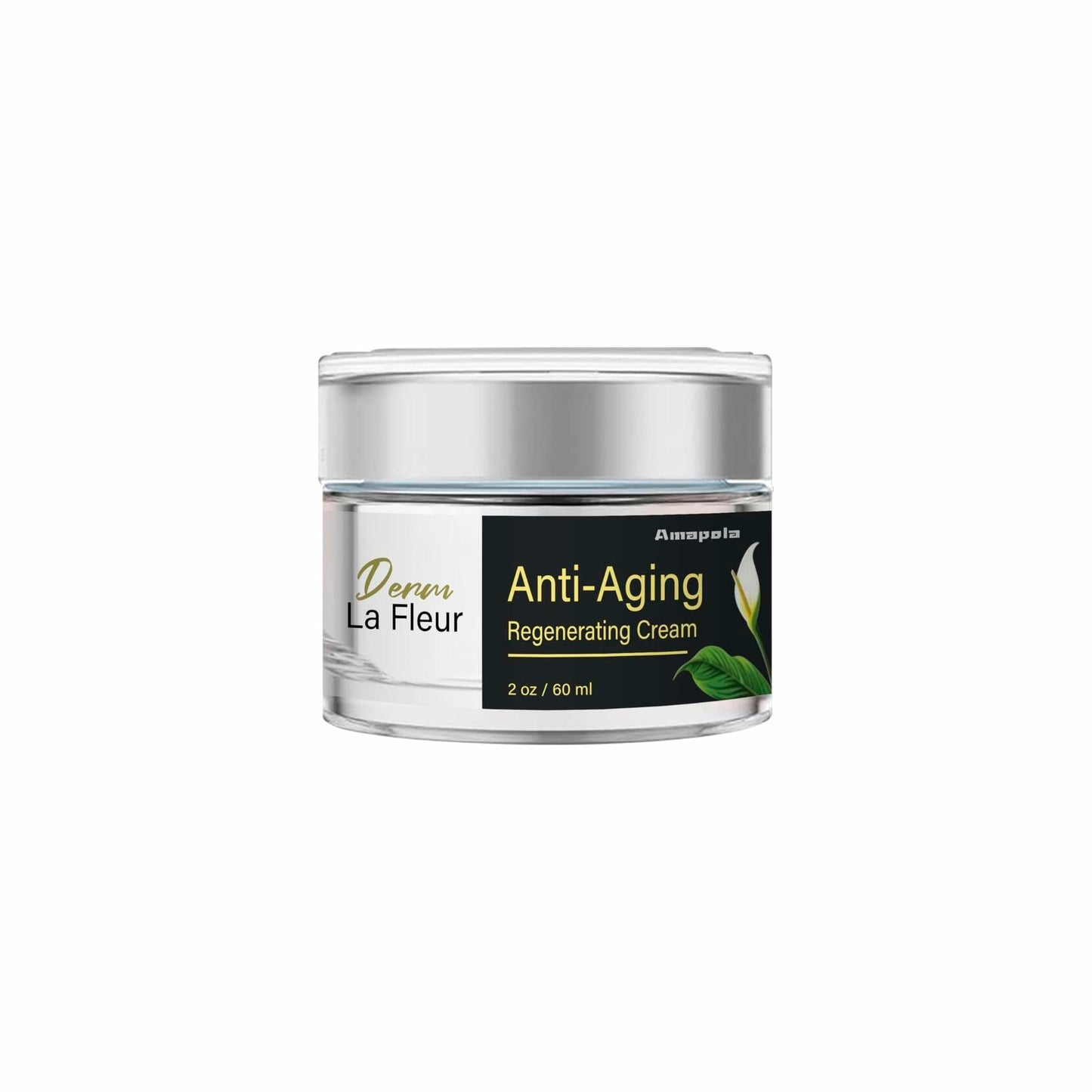 EXP;09/25 Amapola Derm La Fleur Anti Aging Cream 2oz Single