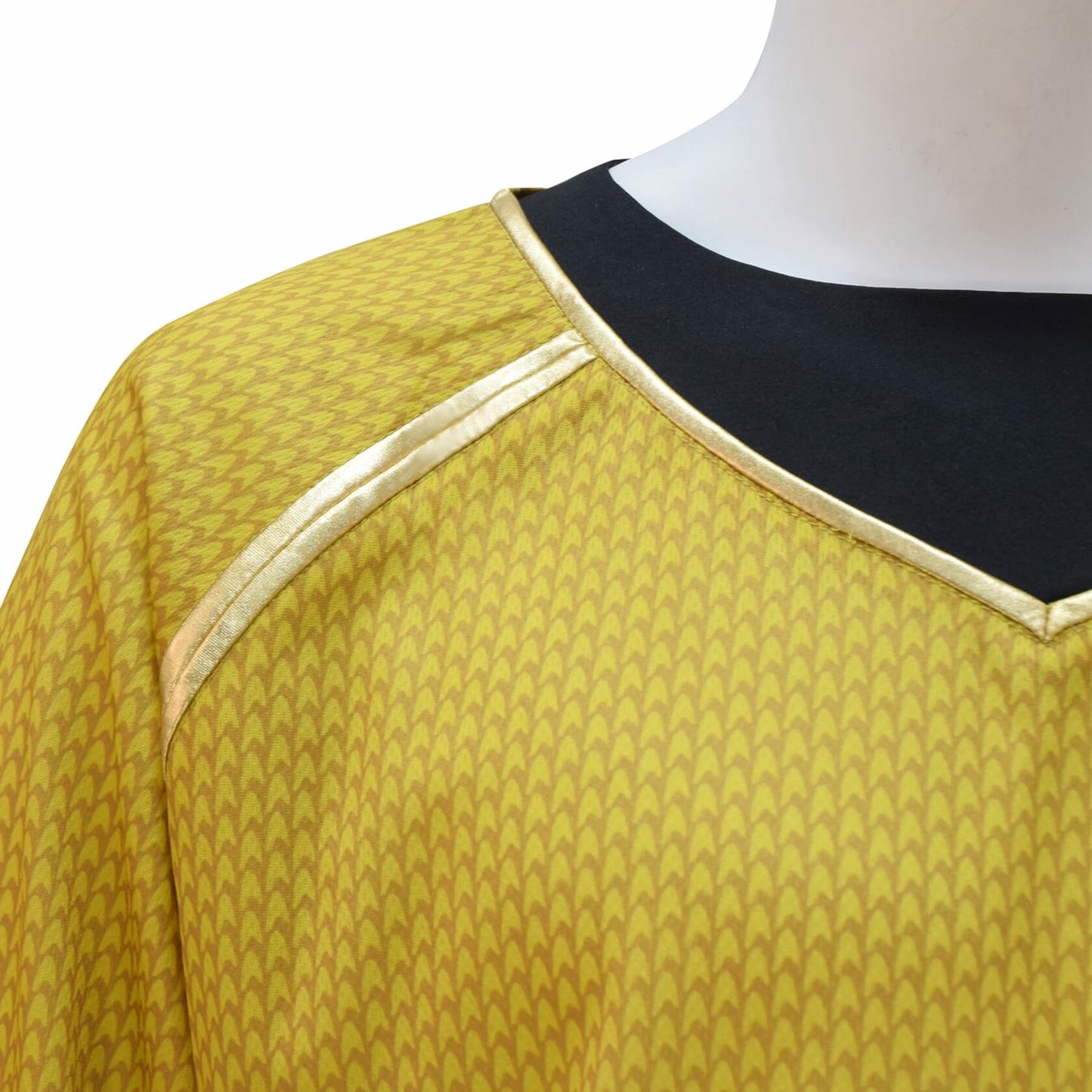 aiweran Captain Kirk Costume Adult Men Yellow T-Shirt(S), Small