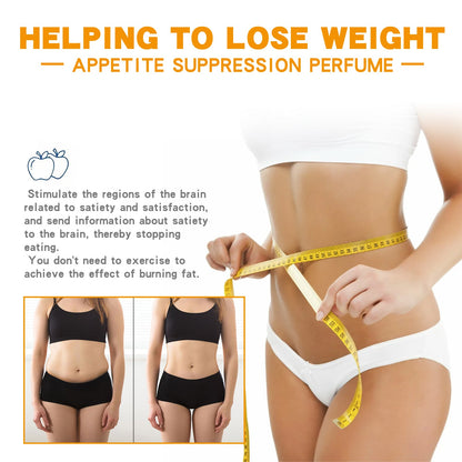 North moon Appetite Suppression Perpume, Light Fragrance Natural Fragrance Body Firming Skin Belly Bye Meat Slimming Spray