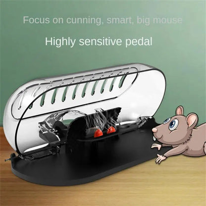 Catch Mice Mouse Artifact Transparent Upper Cover Increase Thickening Highly Sensitive Ully Automatic Large Space Design