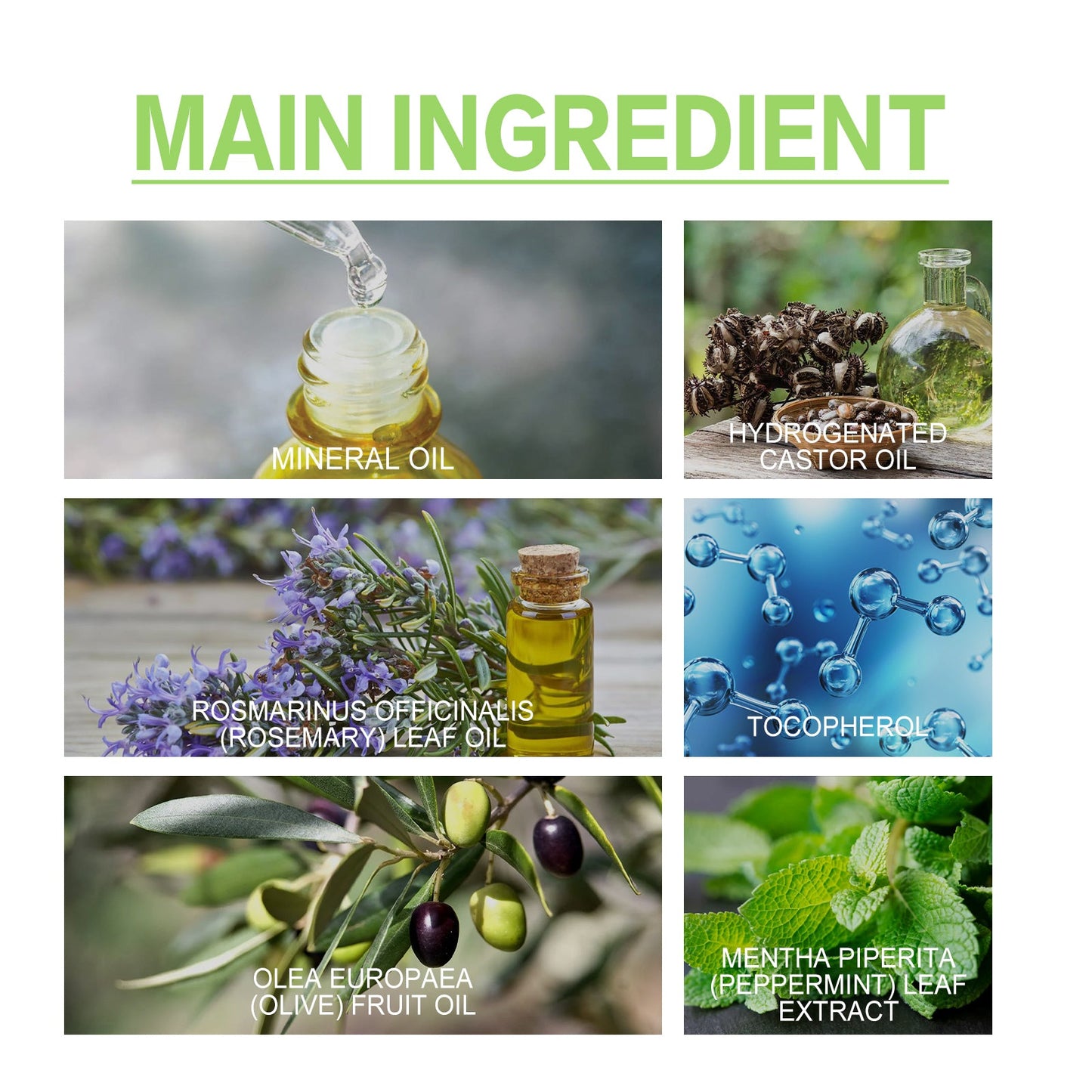 Rosemary Essential Oil For Hair Care, Anti-Frizz, Long Lasting, Soft Stay, Repair, Perm And Dye Hair Care
