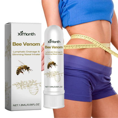 Bee Venom Lymphatic Drainage & Slimming Nasal Inhaler, Firming Body Skin Light Belly Lift Body Shaping Bar