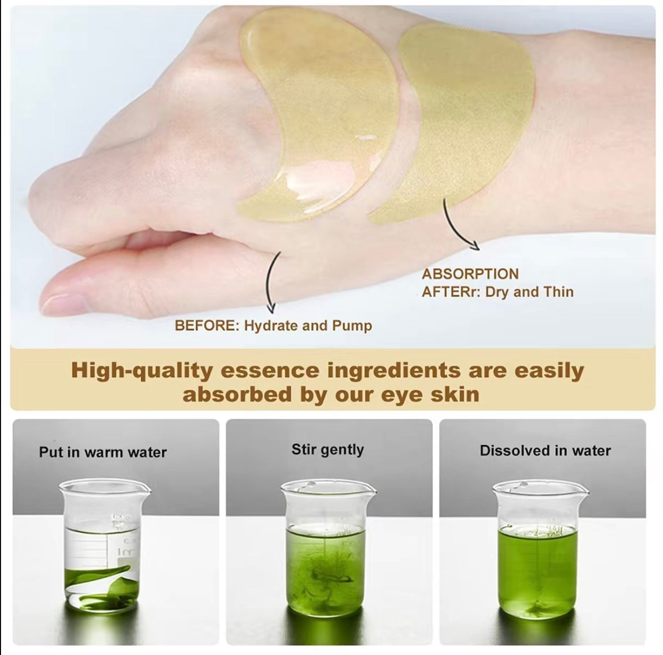 AvocaGlow Eye Mask Pads